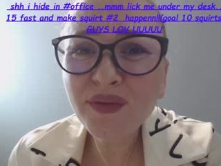 schoolteach 35 y. o. cam girl wants took his erected sausage into her wet pussy and asshole in the chatroom