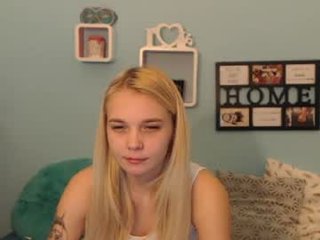 anna18cute 22 y. o. cute blonde cam girl gets her pussy banged very hard