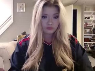 katya101 0 y. o. blonde cam girl loves suck huge cock