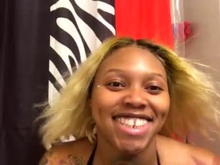 big_lavish 0 y. o. ebony cute cam girl sucks the cock of her much boyfriend