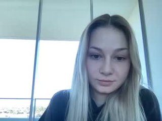 naughtyswisschick 0 y. o. depraved blonde cam girl presents her pussy drilled