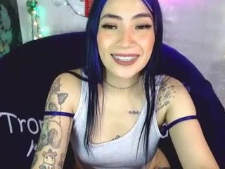 sugar_blue_ 22 y. o. cam girl with tiny tits having fun with the gigantic live sex toys online